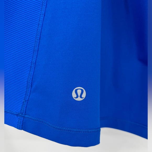 Lululemon Core Kicker Tank Top Baroque Blue Wide Straps Open Back Ribbed Bra 6 - Picture 13 of 16